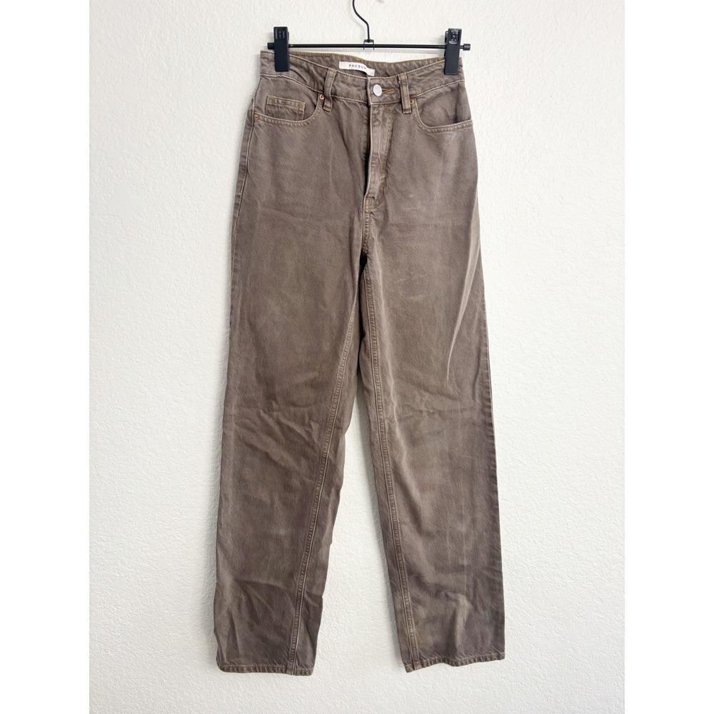 PacSun 90s Boyfriend Jeans 24‎ Brown High Rise Relaxed Straight Leg Denim